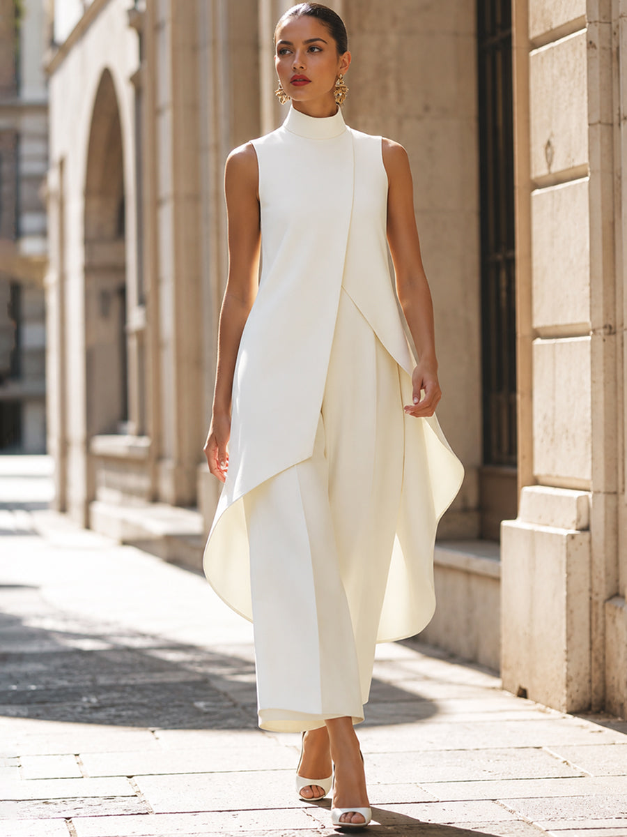 Catalina | Mono Elegante de Pierna Ancha
