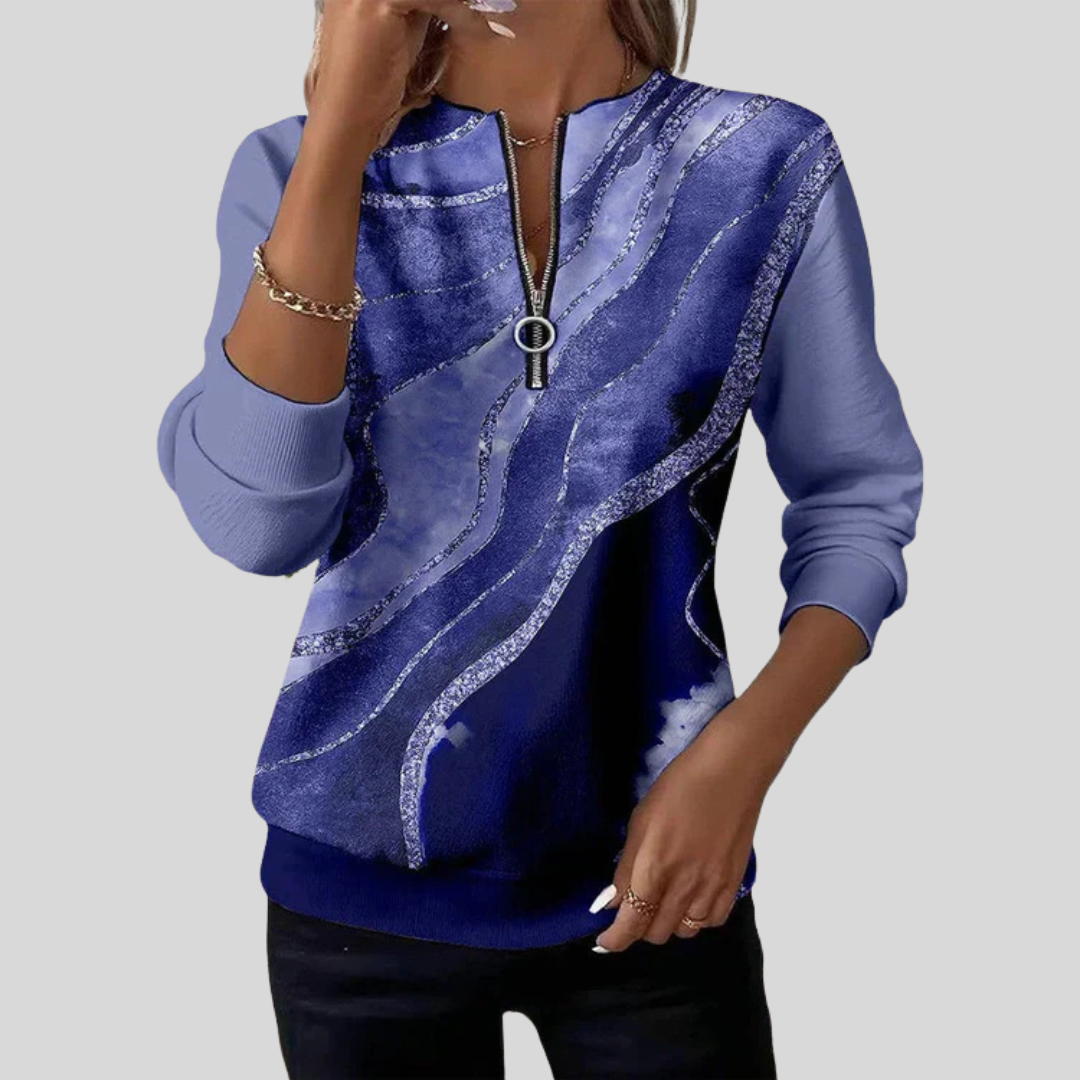 Regina | Sudadera con Estampado Vintage