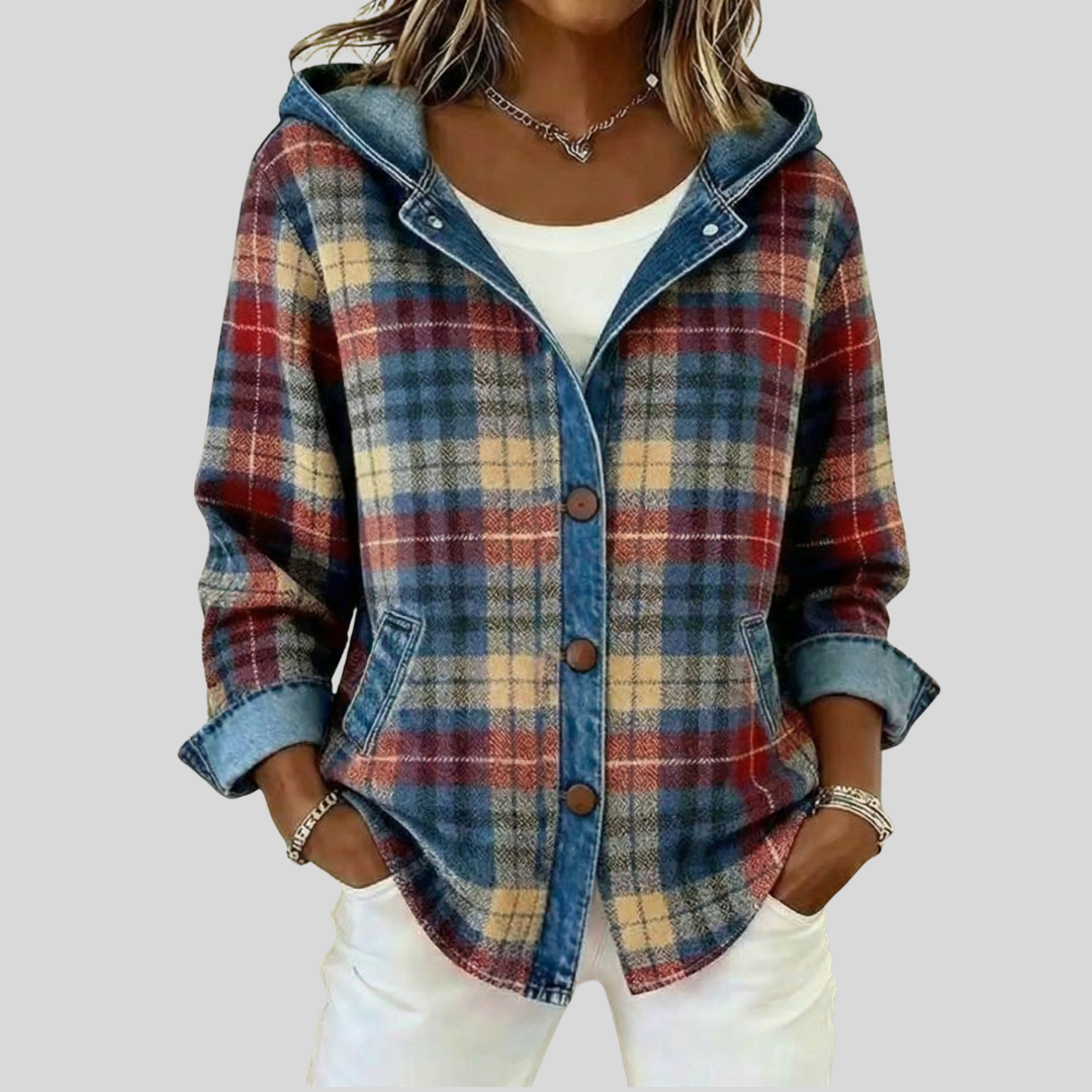 Ximena | Sobrecamisa de Cuadros Forrada