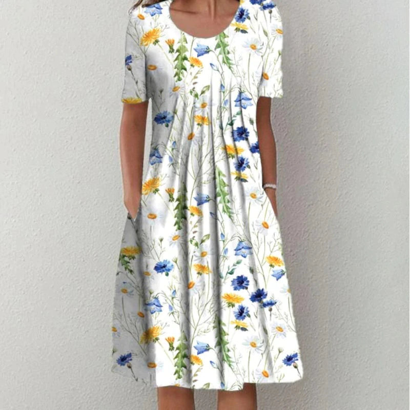 EMELIE | Vestido de Capas Elegante que Disimula el Abdomen