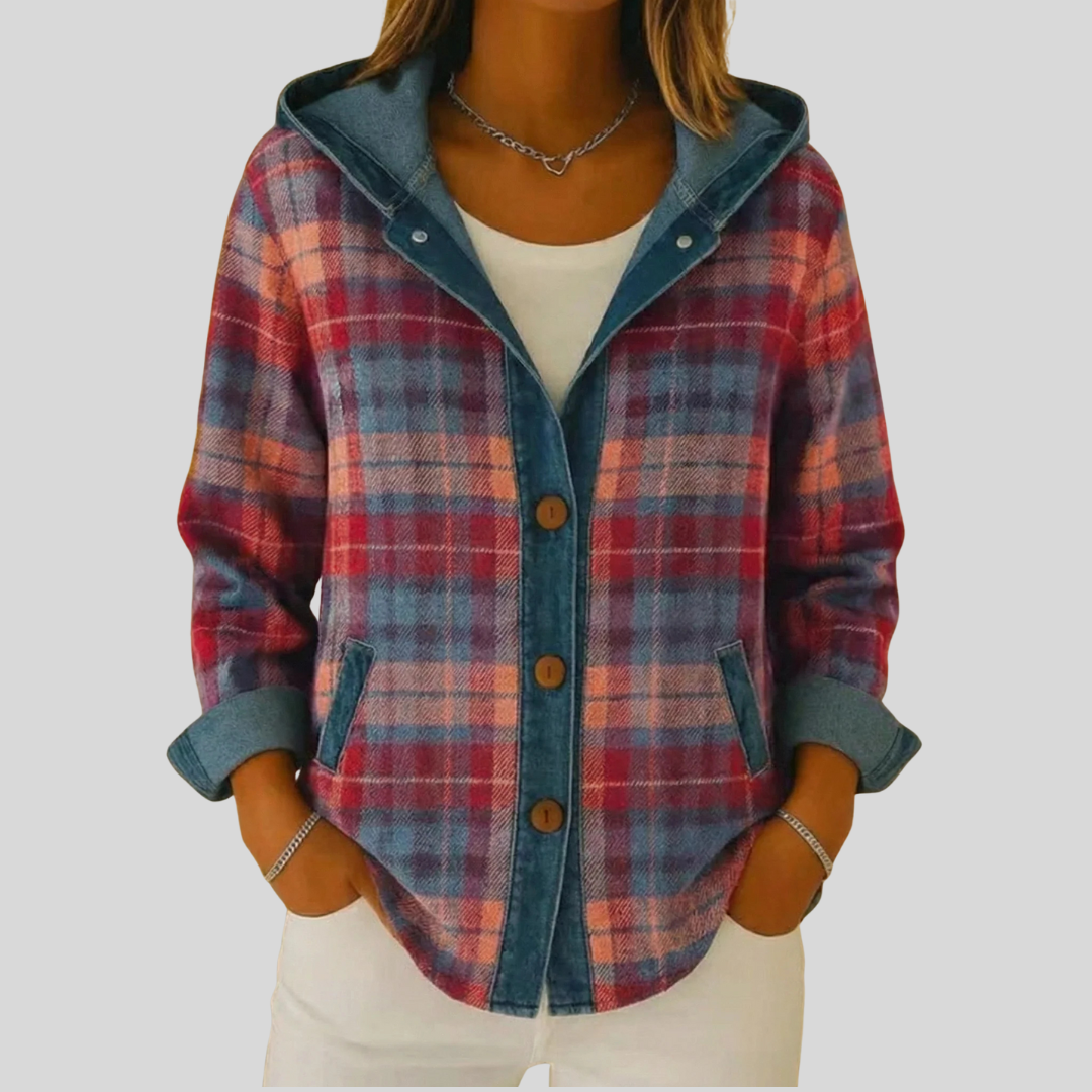 Guadalupe | Sobrecamisa de Cuadros con Capucha