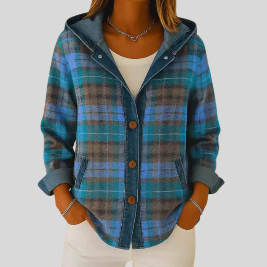 Ximena | Sobrecamisa de Cuadros Forrada