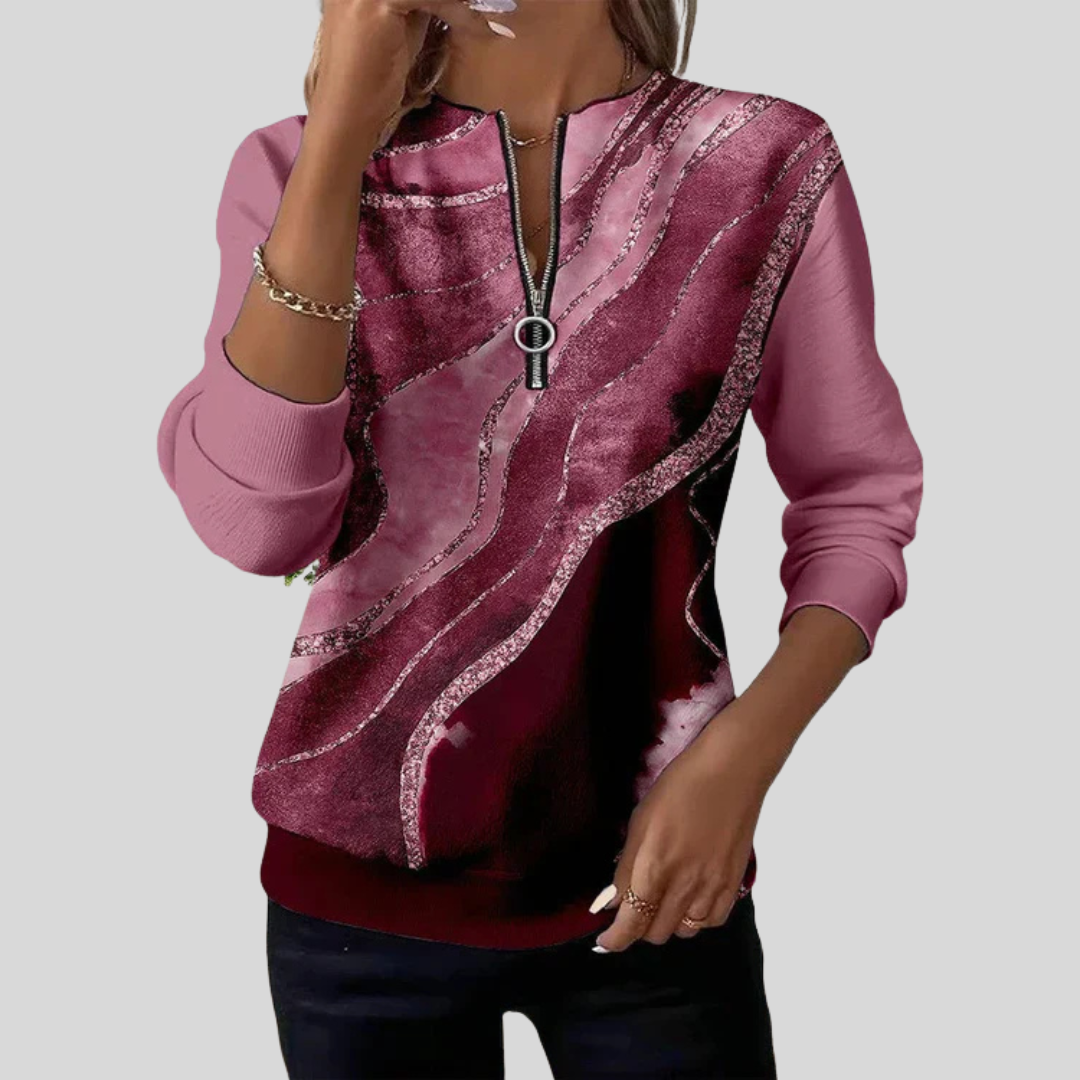 Regina | Sudadera con Estampado Vintage