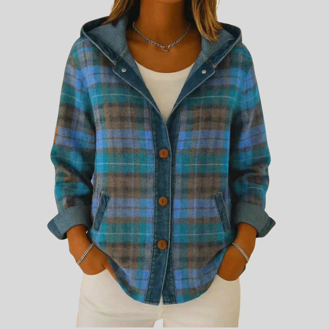 Edurne | Sobrecamisa de Cuadros Forrada