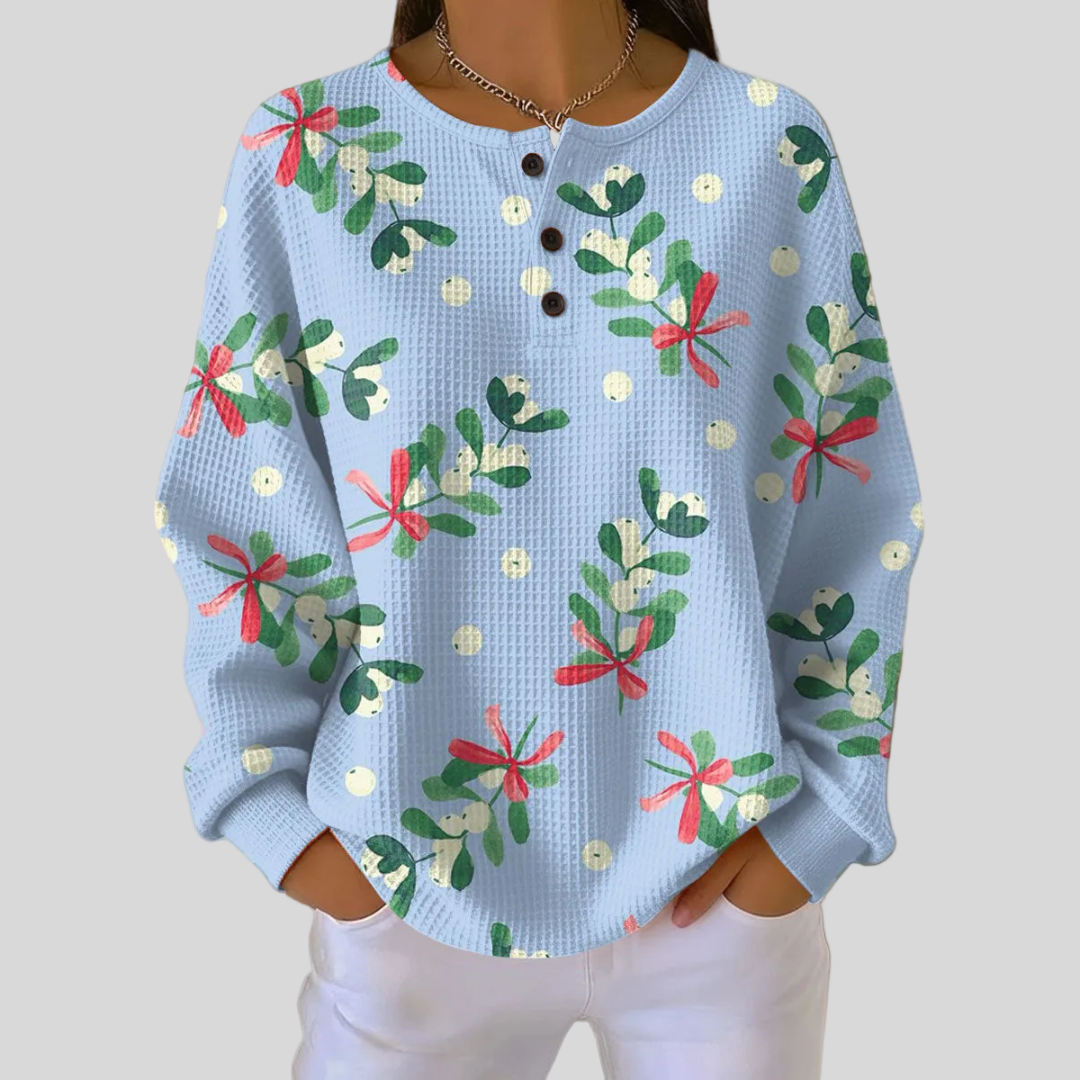 Nieves | Sudadera con Motivo Navideño