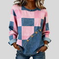 Azahara | Sudadera Artística Patchwork