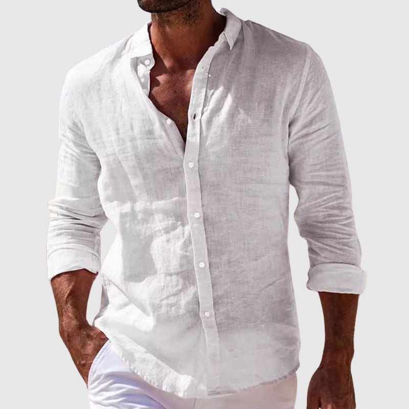Varel | Camisa de Lino Elegante de Estilo Costero