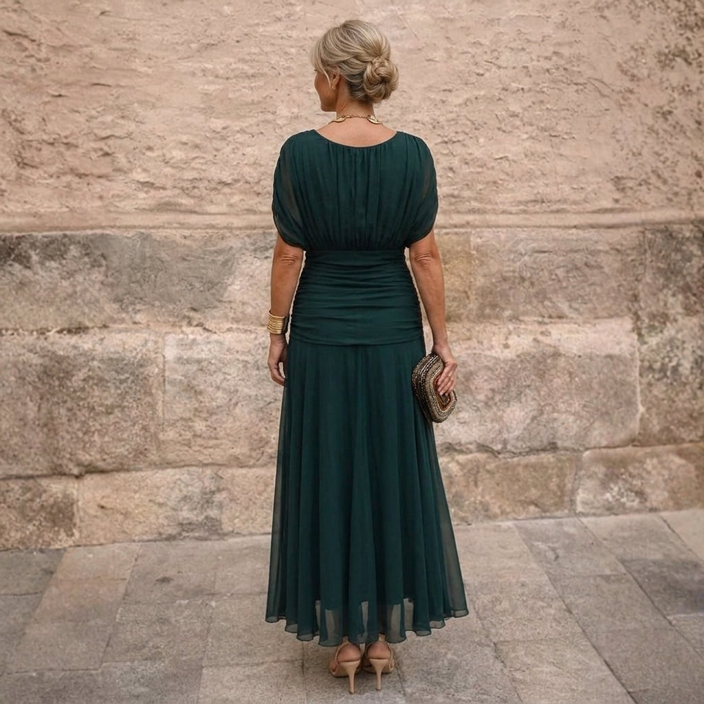 Mikaela | Vestido Largo de Hombros Descubiertos
