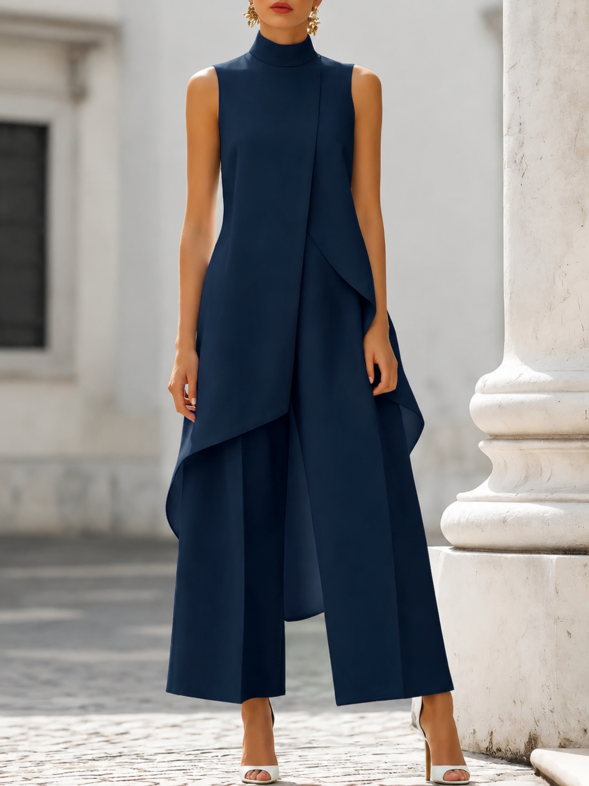 Catalina | Mono Elegante de Pierna Ancha