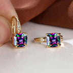 Gemma | Pendientes de aro brillantes