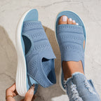 Ornella | Sandalias de plataforma en tejido transpirable