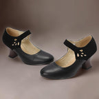 Aveline | Zapatos de salón con tira abotonada al tobillo